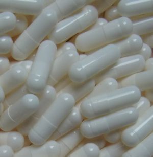 Hard gelatin capsules size 0 white